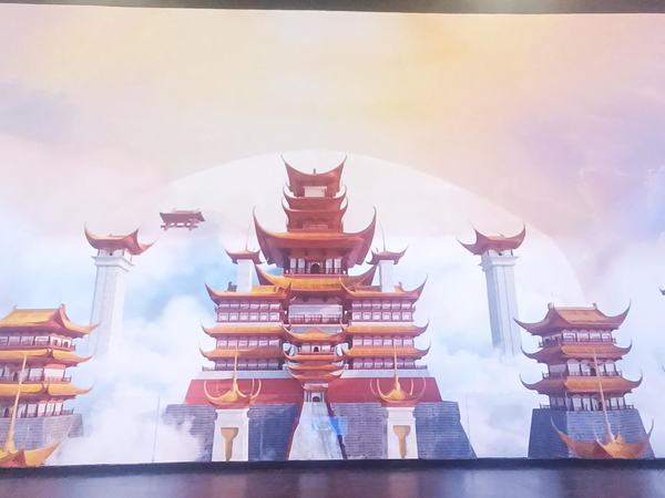 Hiệu ứng hình ảnh bao trùm trên màn hình LED góc vuông